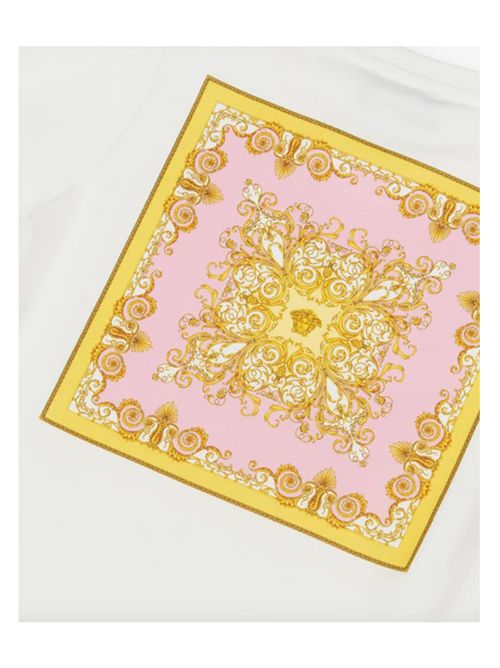 T-shirt, bambina, logata. VERSACE | 1018342 1A172356WK10